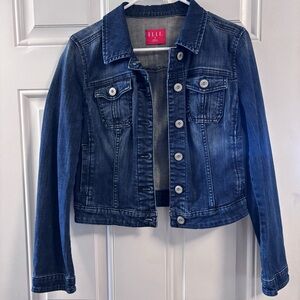 Elle Cropped Denim Jacket